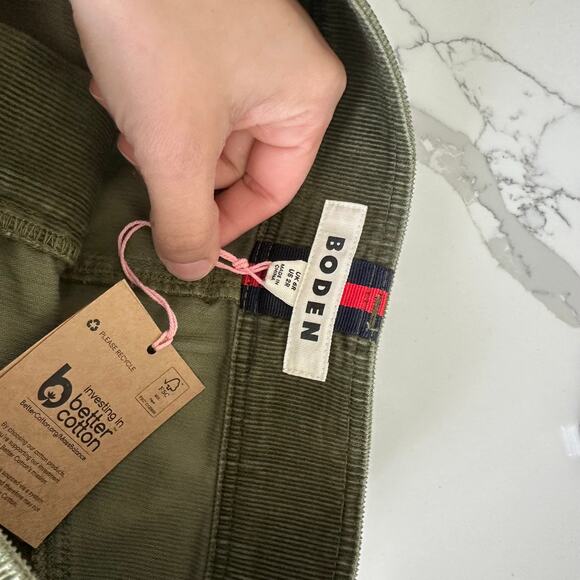 Boden Estella Cord Skirt Skirt New Size 2 - Picture 3 of 3